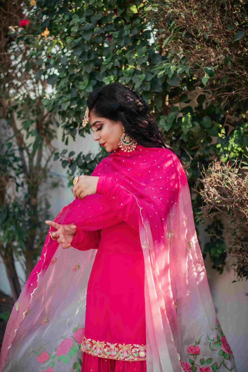 Unstitched Women’s Silk Salwar Suit